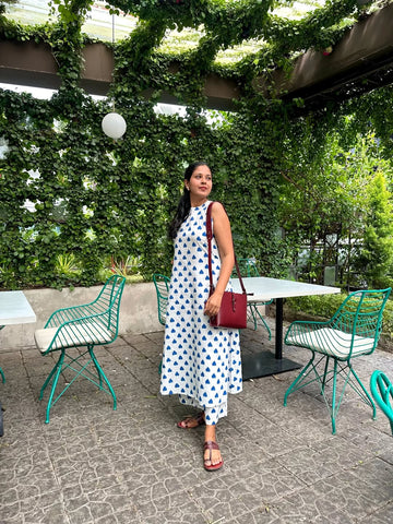 Elegant Sleeveless Ethnic Summer Co-Ord Set