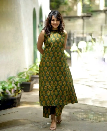 Green Boota Co-ord set
